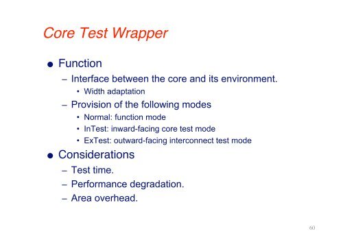 SoC Design Flow & Tools: SoC Testing