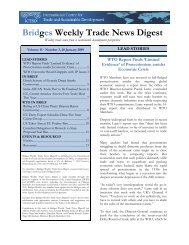 Bridges Weekly Trade News Digest - ictsd