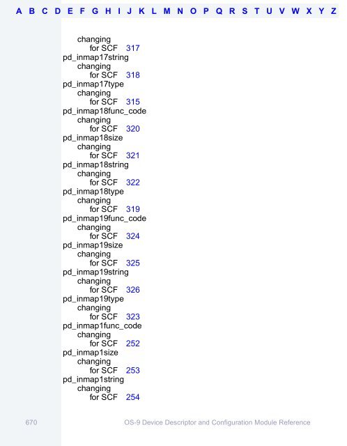 OS-9 Device Descriptor and Configuration Module Reference