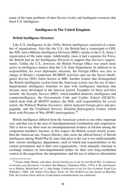 COURTING A RELUCTANT ALLY - National Intelligence University