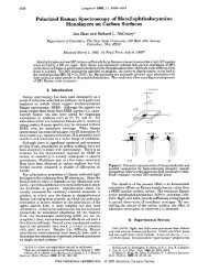 Polarized Raman Spectroscopy of ... - ResearchGate