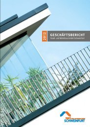 GeschÃ¤ftsbericht 2012 - und Wohnbau GmbH Schweinfurt