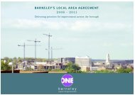 BMBC 21: Barnsleys Local Area Agreement 2008-2011