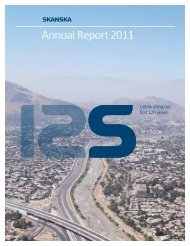 Annual Report 2011 - Skanska