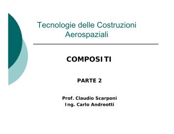 (Compositi (Parte 2).pdf) - Consiglio d'Area di Ingegneria Aerospaziale