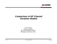 Comparison of HF Channel Variation Models - HFIA