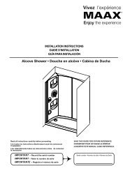 Alcove Shower â¢ Douche en alcÃ´ve â¢ Cabina de Ducha - Home Depot