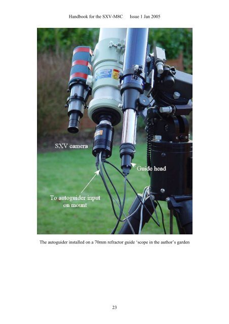 SXV-M8C handbook.pdf - Starlight Xpress