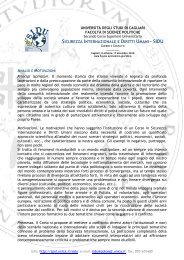 sidu - Scienze Politiche - UniversitÃ  degli studi di Cagliari.