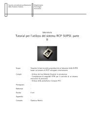 Documentazione del tutorial - Supsi