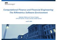 Computational Finance and Financial Engineering: The R/Rmetrics ...