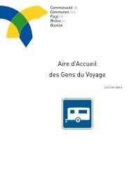 Aire d'Accueil des Gens du Voyage - CCPRO