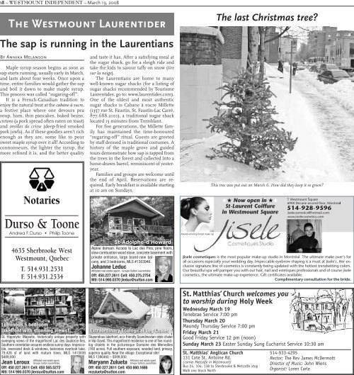 WESTMOUNT INDEPENDENT