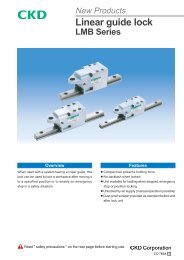 CKD series LMB linear guide lock