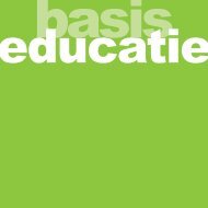 educatie basis - Vlaams Informatiepunt Jeugd