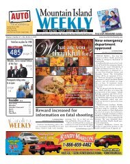 Mountain Island - Carolina Weekly Newspapers