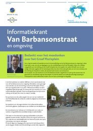 Nieuwsbrief Barbansonstraat - Gemeente Leidschendam-Voorburg