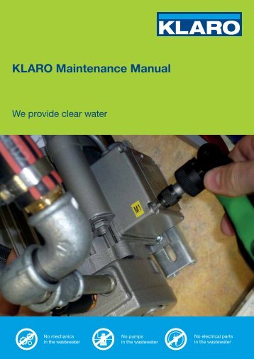 KLARO Maintenance Manual - KLARO GmbH