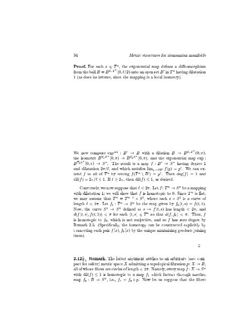 Metric Structures for Riemannian and Non-riemannian Spaces M ...