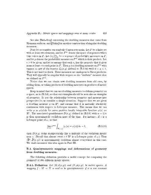 Metric Structures for Riemannian and Non-riemannian Spaces M ...