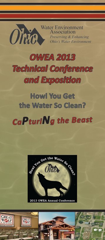 2013 Conference Program - Ohio Water Environment Association