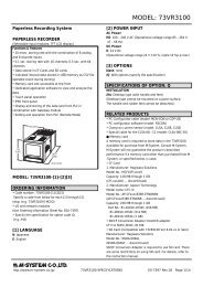 Data Sheet - M-System