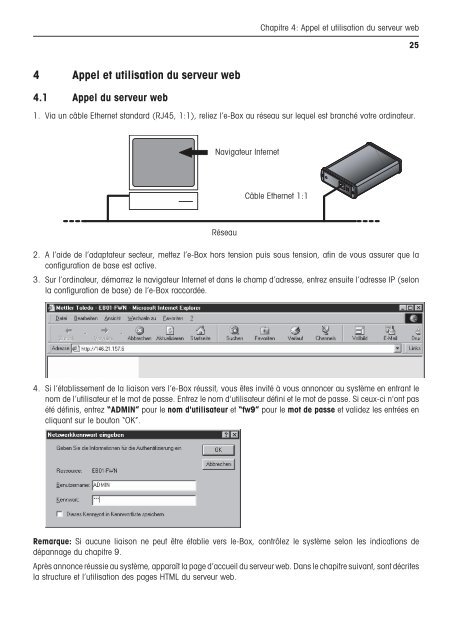 Notice d'installation et d'utilisation e-Link Pro Interface rÃ©seau EB01 ...