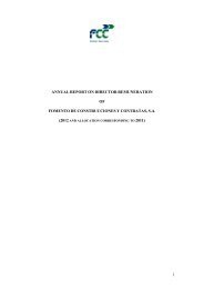 1 ANNUAL REPORT ON DIRECTOR REMUNERATION OF ... - FCC