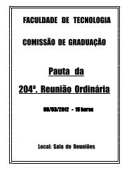 pauta da 204 reunião 08 03 12_versão final - Faculdade de ...