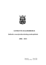 gemeente halderberge 2006 – 2013 - Kenniscentrum gemeentelijk ...