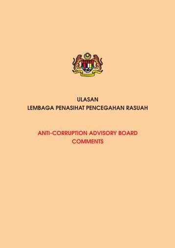 (LPPR) 2009 - Suruhanjaya Pencegahan Rasuah Malaysia