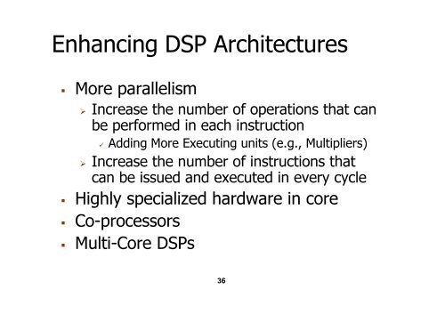 Introduction to Real Time DSP