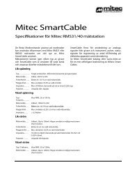 Mitec SmartCable Svenska - Mitec Instrument AB