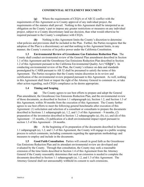 San Bernardino Settlement Agreement - Attorney General - State of ...