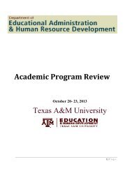EAHR Self Study - Office of the Provost and Executive Vice ...