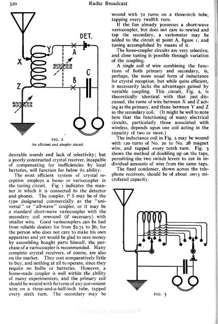 Radio Broadcast - 1923, August - 86 Pages, 8.5 ... - VacuumTubeEra