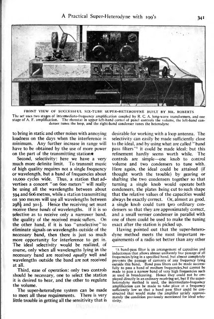 Radio Broadcast - 1923, August - 86 Pages, 8.5 ... - VacuumTubeEra