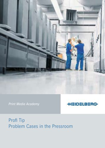 Profi Tip Problem Cases in the Pressroom - Urdanizdigital.com