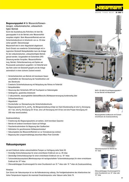 Katalog Advanced Materials - Nabertherm GmbH