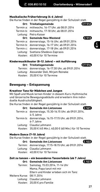 Programm - FBS-Tempelhof