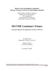 SECURE Louisiana's Future