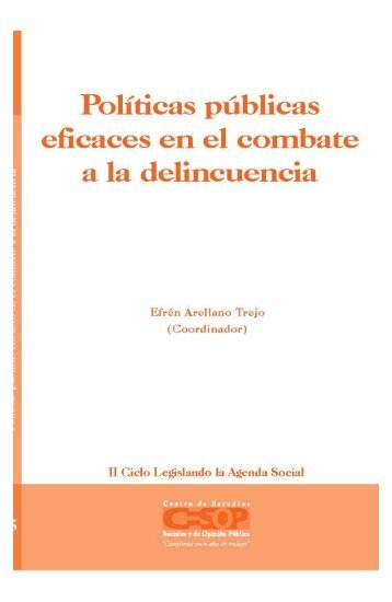 PolÃ­ticas pÃºblicas eficaces en el combate a la delincuencia (2007)