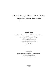 Efficient Computational Methods for Physically-based Simulation