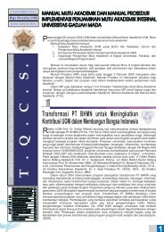 07.Edisi_Maret_2004 - Kantor Jaminan Mutu - Universitas Gadjah ...