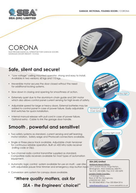 Corona English Sea Uk