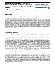 Supercritical Fluid Extraction (SFE) for the Removal of Lipid ... - Isco