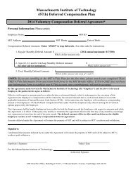 2011 457(b) Plan Deferral Agreement Form - Massachusetts ...