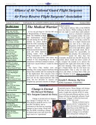 2007 Summer AANGFS-AFRFSA Newsletter - Alliance of Air ...