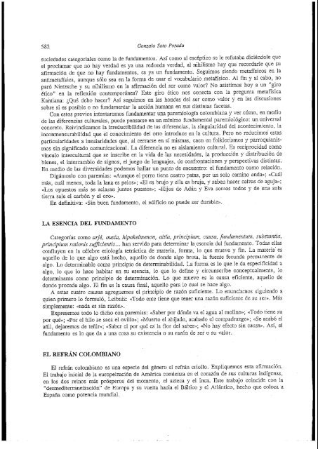 Fundamentos de una ParemiologÃ­a colombiana - Paremia.org