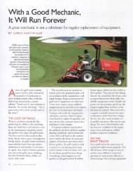 With aGood Mechanic, It Will Run Forever - USGA Green Section ...